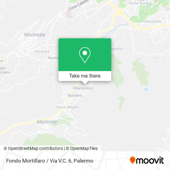 Fondo Mortillaro / Via V.C. 6 map
