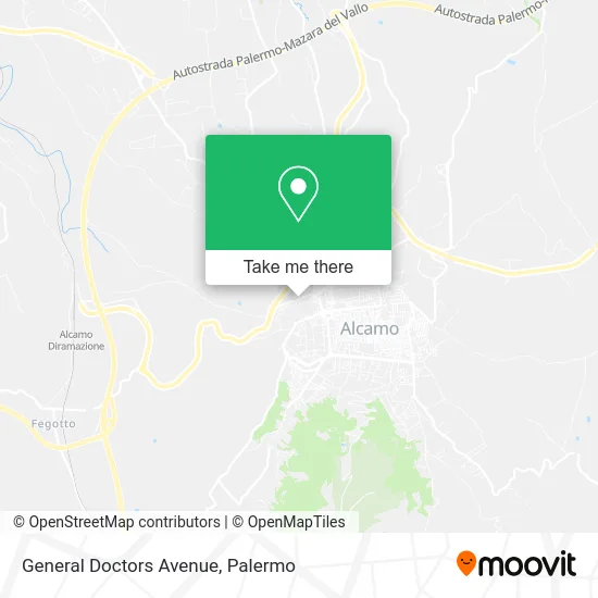 General Doctors Avenue map