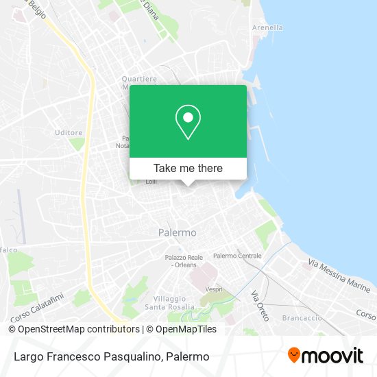 Largo Francesco Pasqualino map