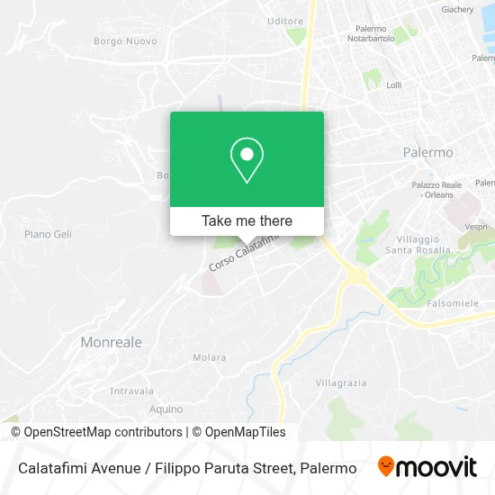 Calatafimi Avenue / Filippo Paruta Street map