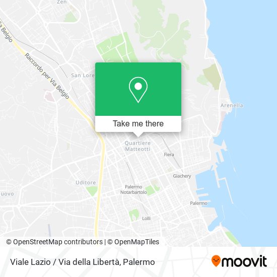 Viale Lazio / Via della Libertà map