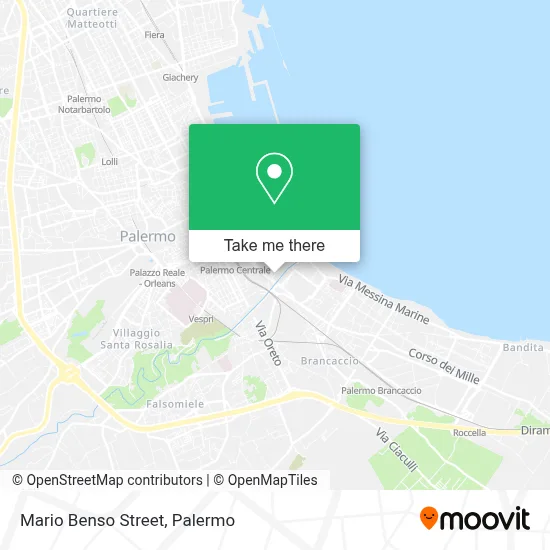 Mario Benso Street map