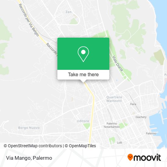 Via Mango map