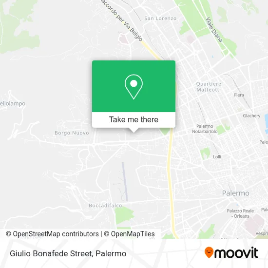 Giulio Bonafede Street map