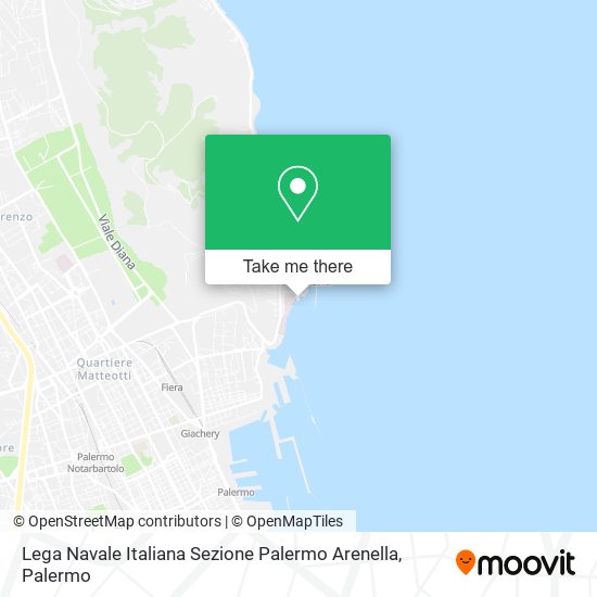 Lega Navale Italiana Sezione Palermo Arenella map