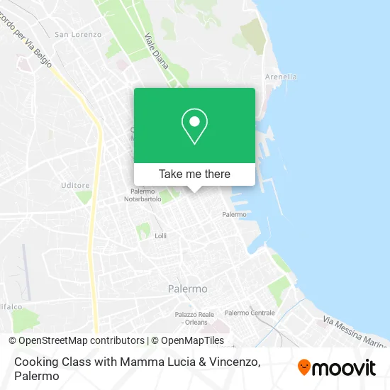 Cooking Class with Mamma Lucia & Vincenzo map