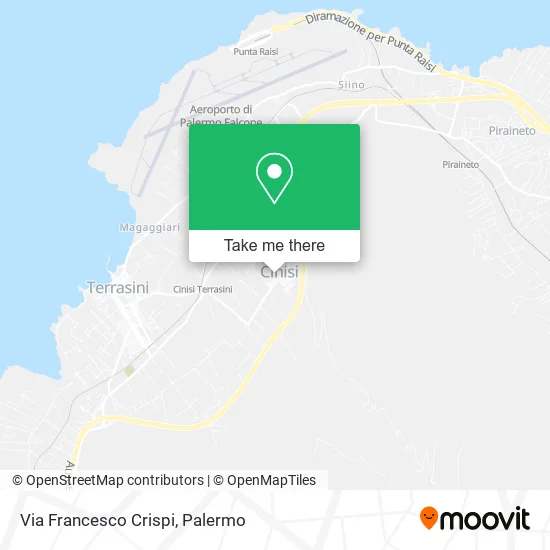 Via Francesco Crispi map