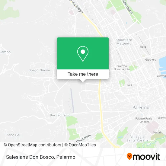 Salesians Don Bosco map