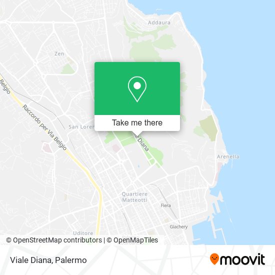 Viale Diana map