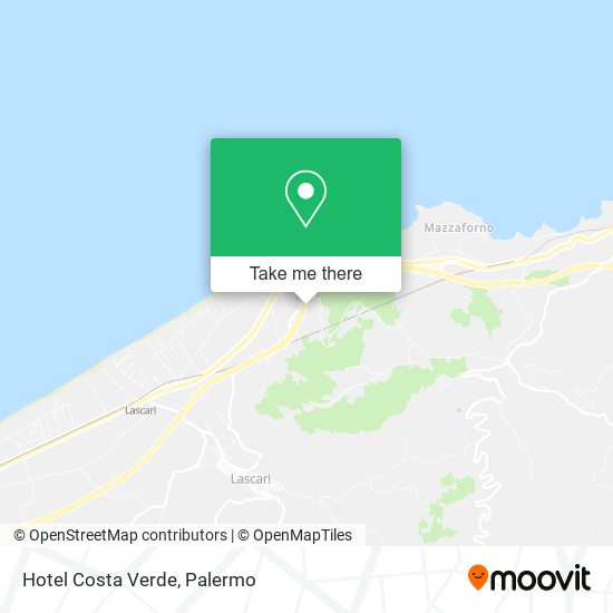 Hotel Costa Verde map