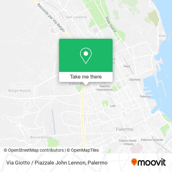 Via Giotto / Piazzale John Lennon map