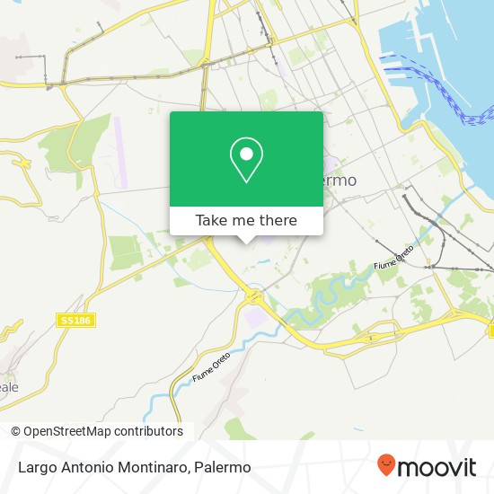 Largo Antonio Montinaro map