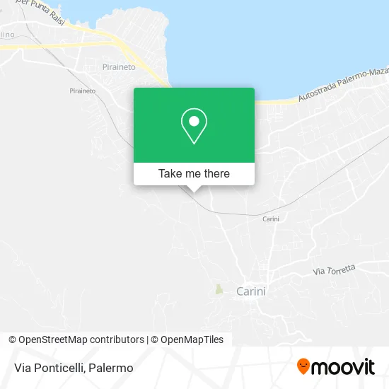 Ponticelli Street map