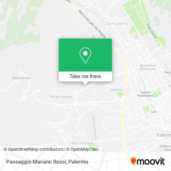 Passaggio Mariano Rossi map