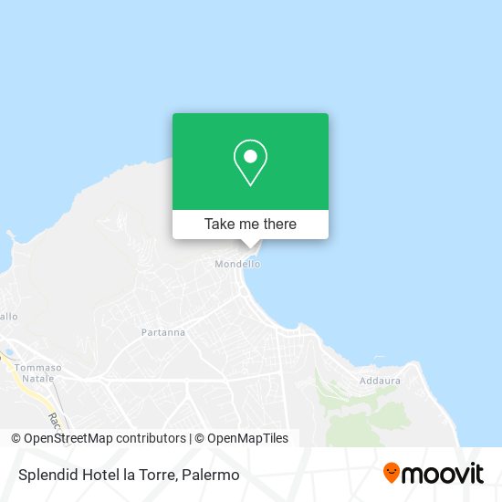 Splendid Hotel la Torre map