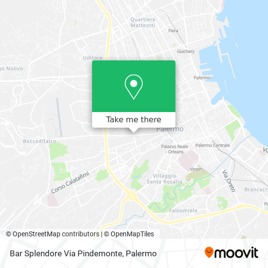 Bar Splendore Via Pindemonte map