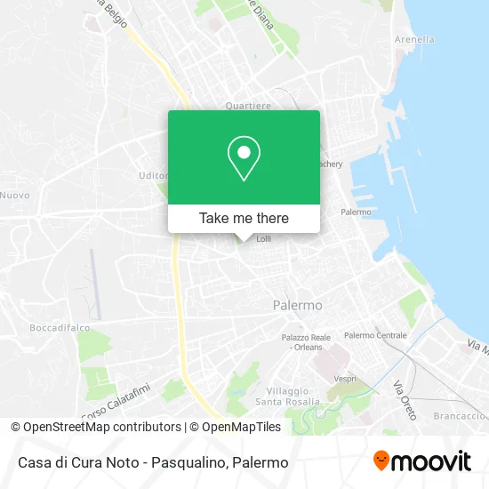Casa di Cura Noto - Pasqualino map