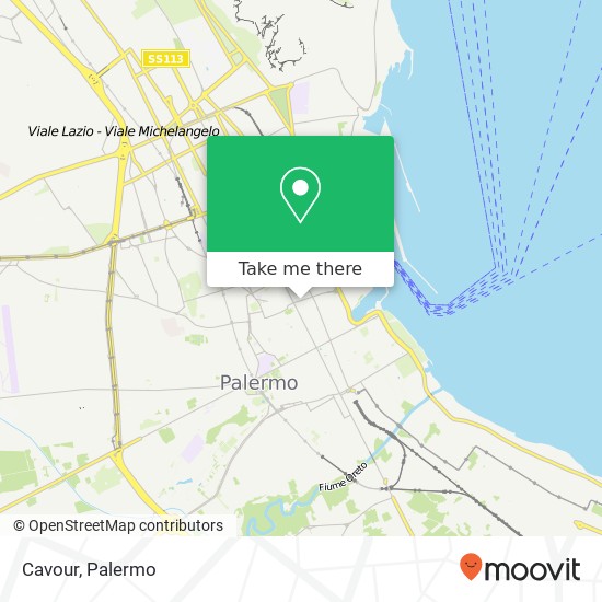 Cavour map