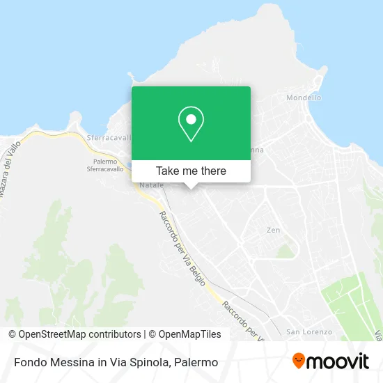 Messina Property on Spinola Street map