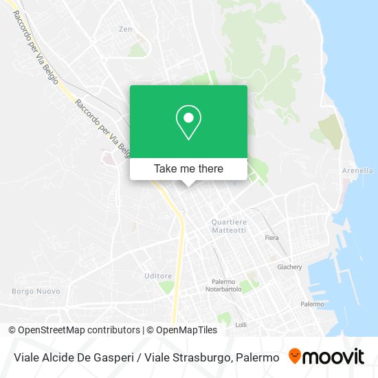 Viale Alcide De Gasperi / Viale Strasburgo map