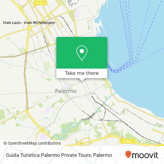 Guida Turistica Palermo Private Tours map