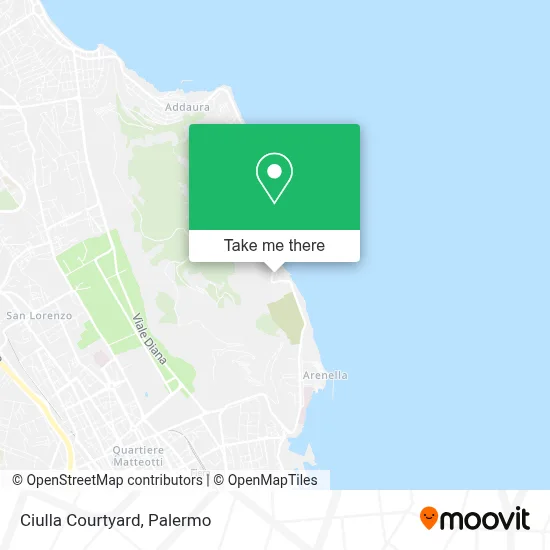 Ciulla Courtyard map