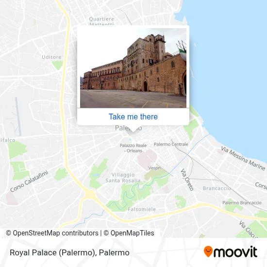 Royal Palace (Palermo) map