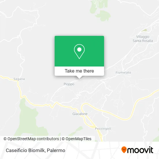 Caseificio Biomilk map