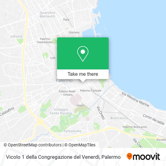 Vicolo 1 della Congregazione del Venerdì map