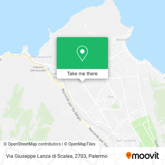 Via Giuseppe Lanza di Scalea, 2703 map