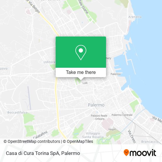 Casa di Cura Torina SpA map