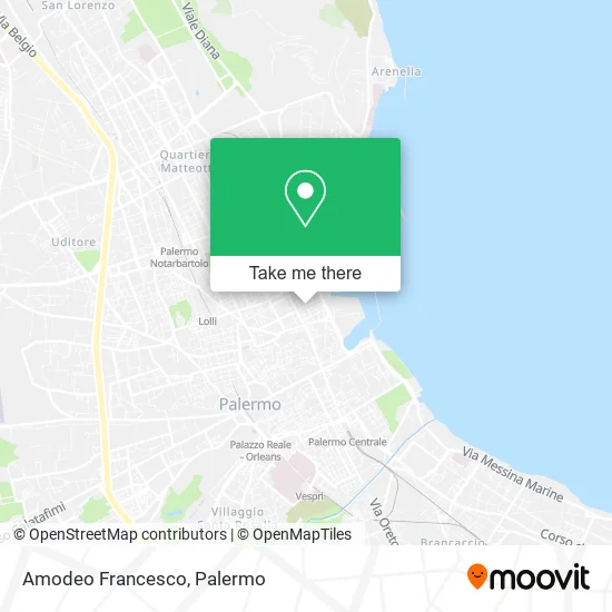 Amodeo Francesco map