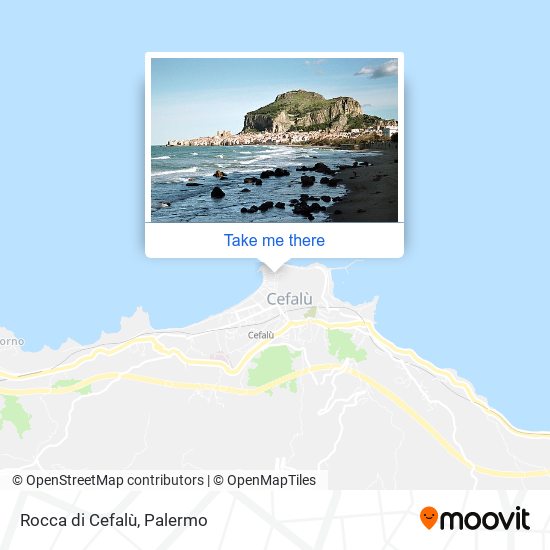 Rocca di Cefalù map