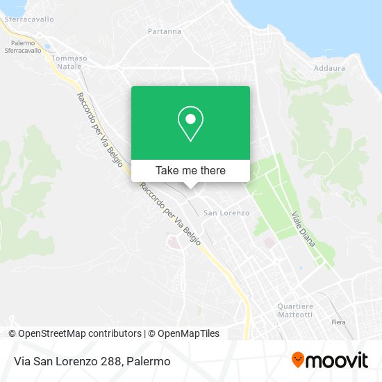 Via San Lorenzo  288 map