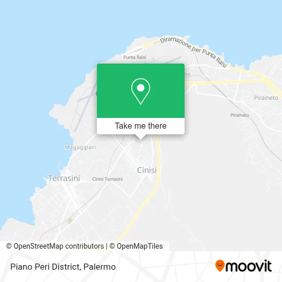 Piano Peri District map