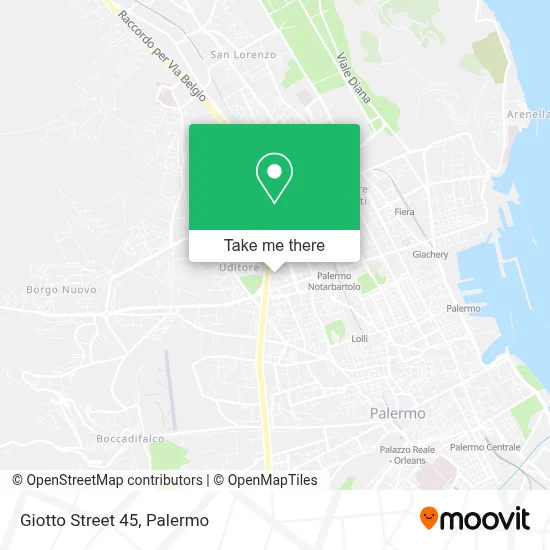 Giotto Street 45 map