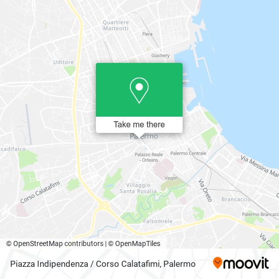 Piazza Indipendenza / Corso Calatafimi map