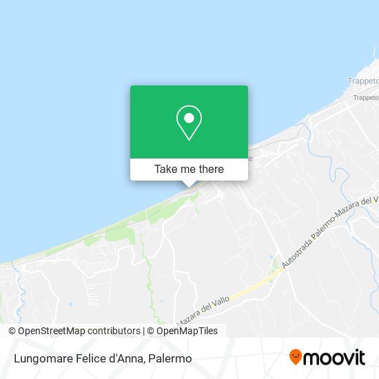 Lungomare Felice d'Anna map