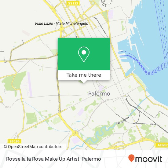 Rossella la Rosa Make Up Artist map