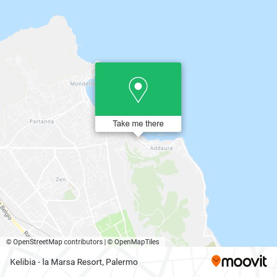 Kelibia - la Marsa Resort map