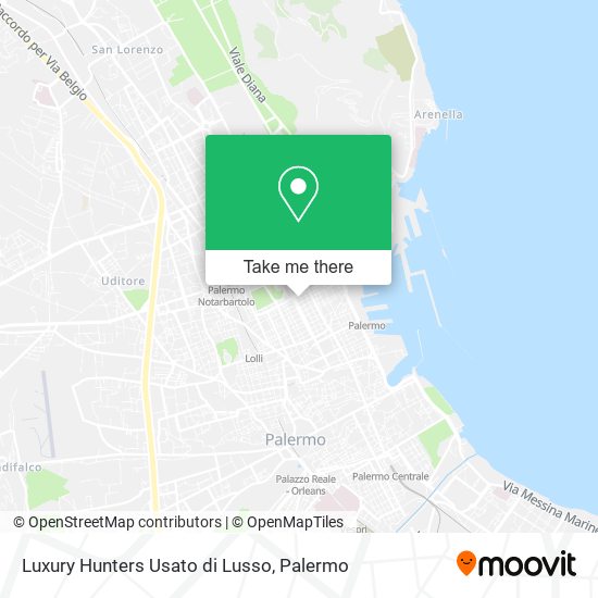 Luxury Hunters Usato di Lusso map