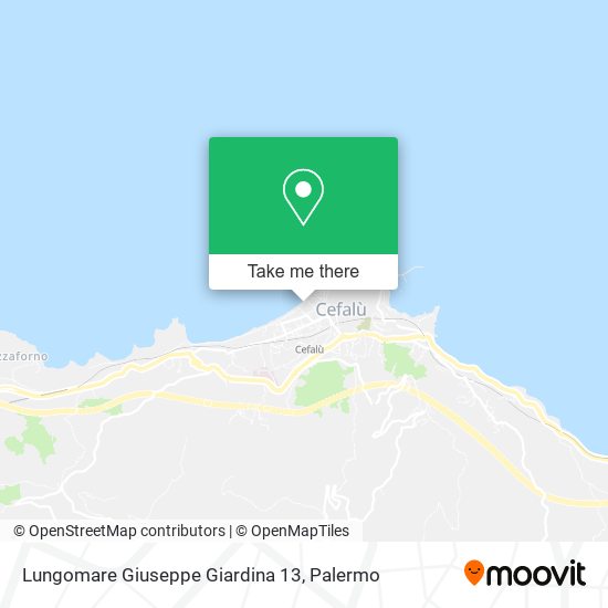 Lungomare Giuseppe Giardina 13 map