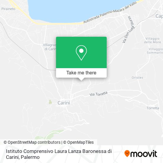 Istituto Comprensivo Laura Lanza Baronessa di Carini map