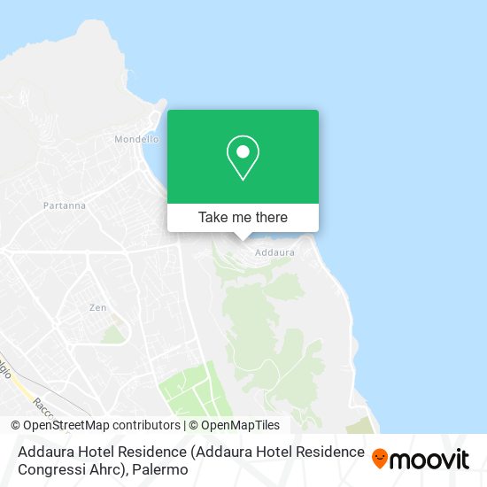 Addaura Hotel Residence (Addaura Hotel Residence Congressi Ahrc) map