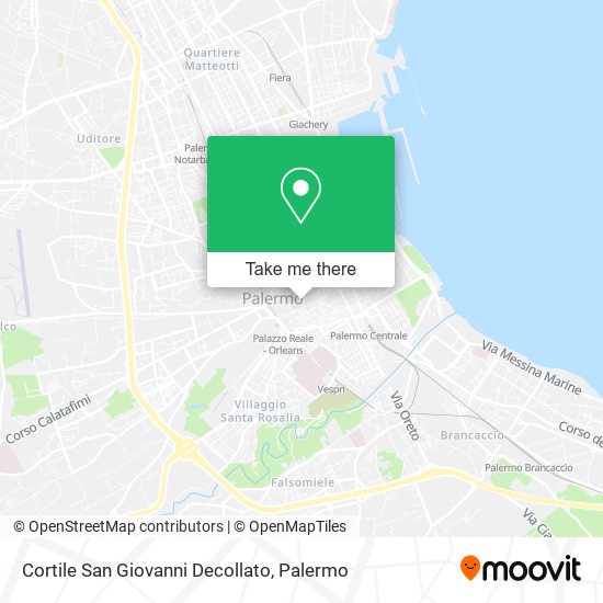 Cortile San Giovanni Decollato map