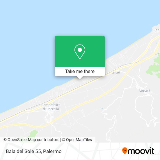 Baia del Sole 55 map