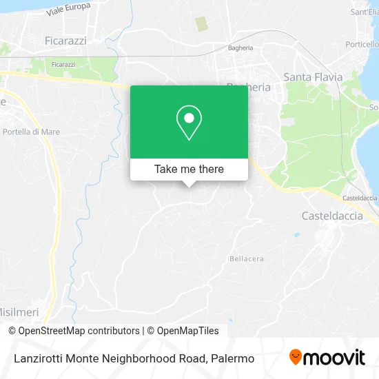 Lanzirotti Monte Neighborhood Road map