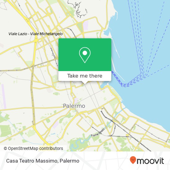 Casa Teatro Massimo map