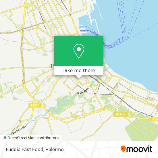 Fuddia Fast Food map