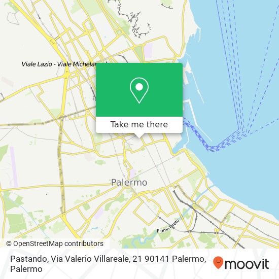 Pastando, Via Valerio Villareale, 21 90141 Palermo map